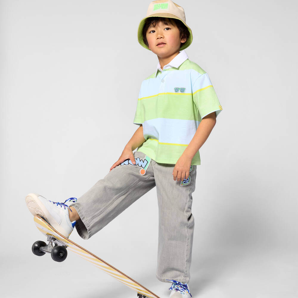 Billieblush-Grey Denim Jeans | Childrensalon Outlet