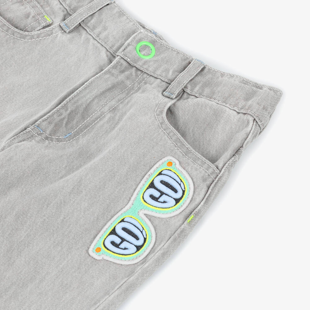 Billieblush-Grey Denim Jeans | Childrensalon Outlet