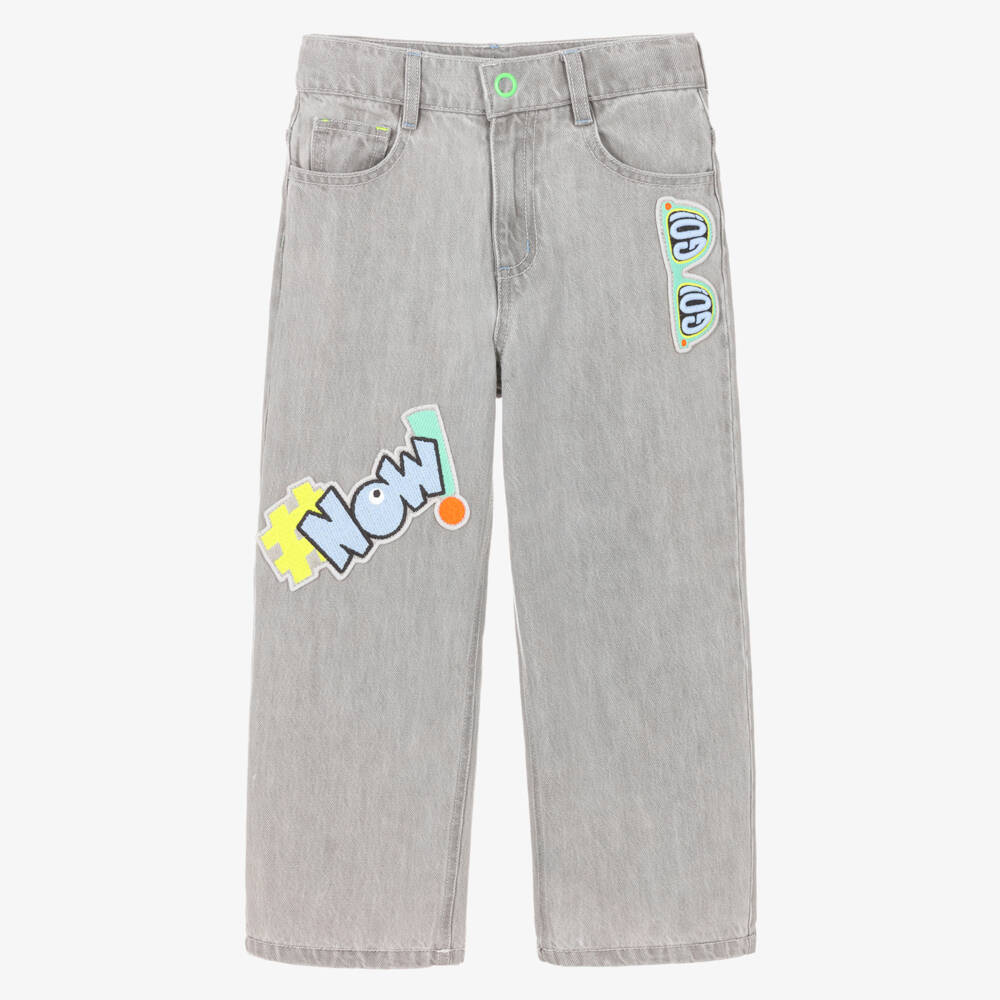 Billieblush-Grey Denim Jeans | Childrensalon Outlet