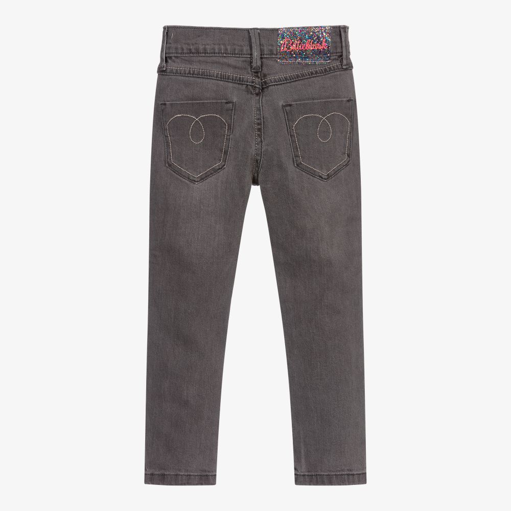Jeans with glitter stripe discount