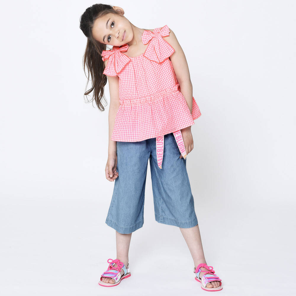 Billieblush-صندل جلد صناعي لون فضّي للبنات | Childrensalon Outlet