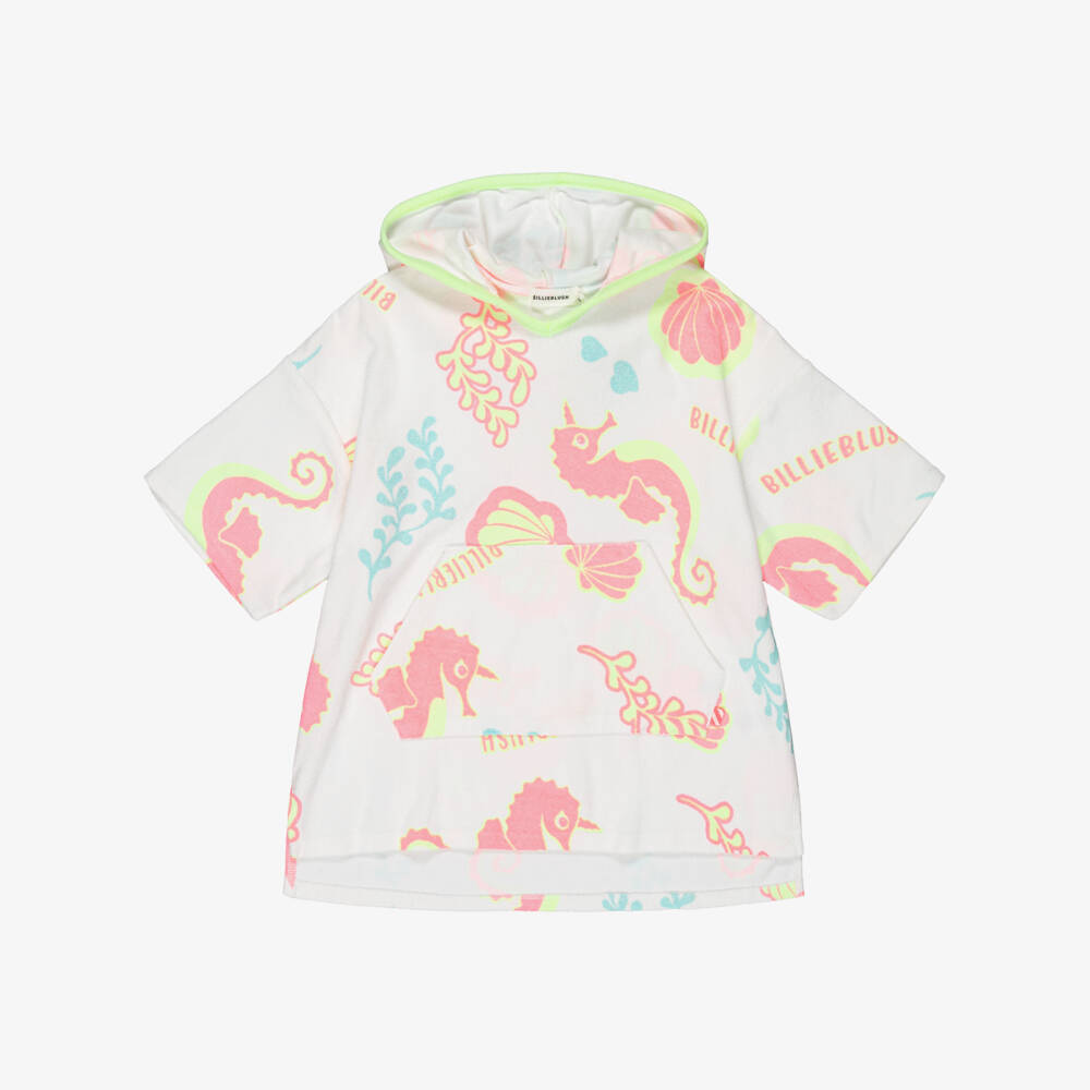 Billieblush-Ivory Aop Towelling Dress | Childrensalon Outlet