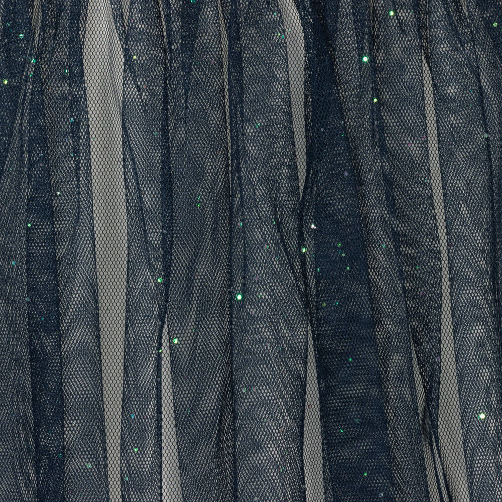 Billieblush-Ivory & Blue Tulle Dress | Childrensalon Outlet