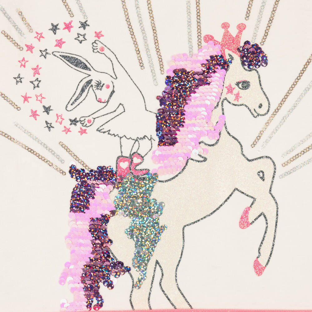 Billieblush-Ivory & Blue Tulle Dress | Childrensalon Outlet