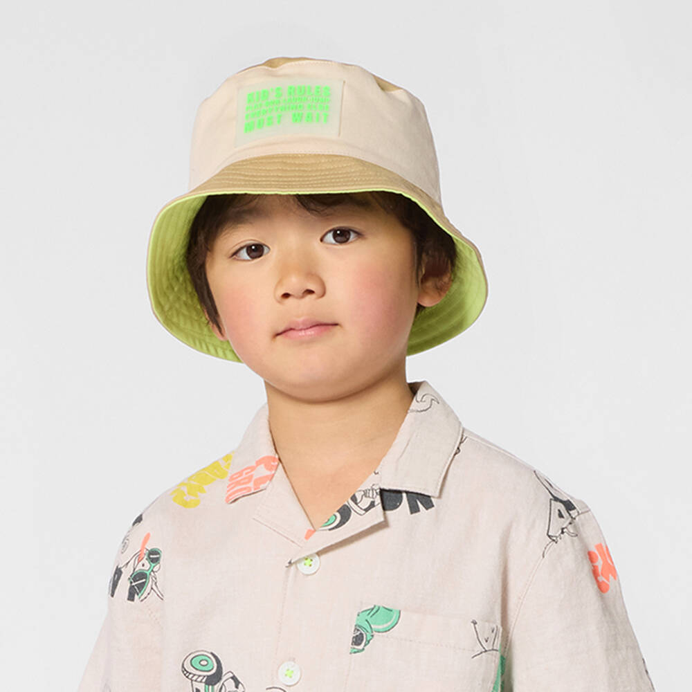 Billieblush-Ivory Bucket Hat | Childrensalon Outlet