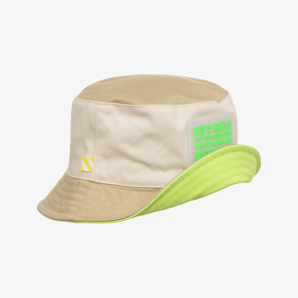 Billieblush-Ivory Bucket Hat | Childrensalon Outlet