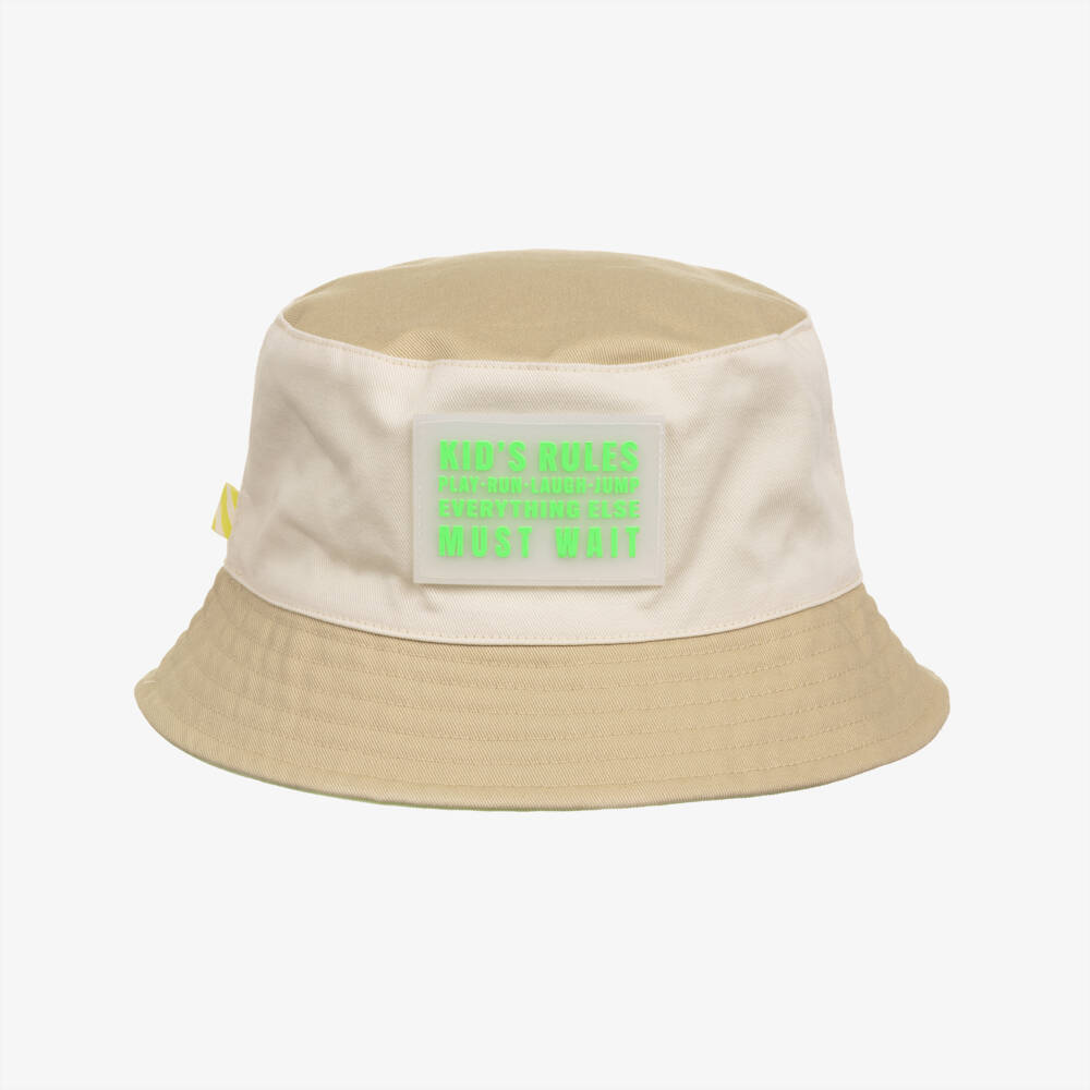 Billieblush-Ivory Bucket Hat | Childrensalon Outlet