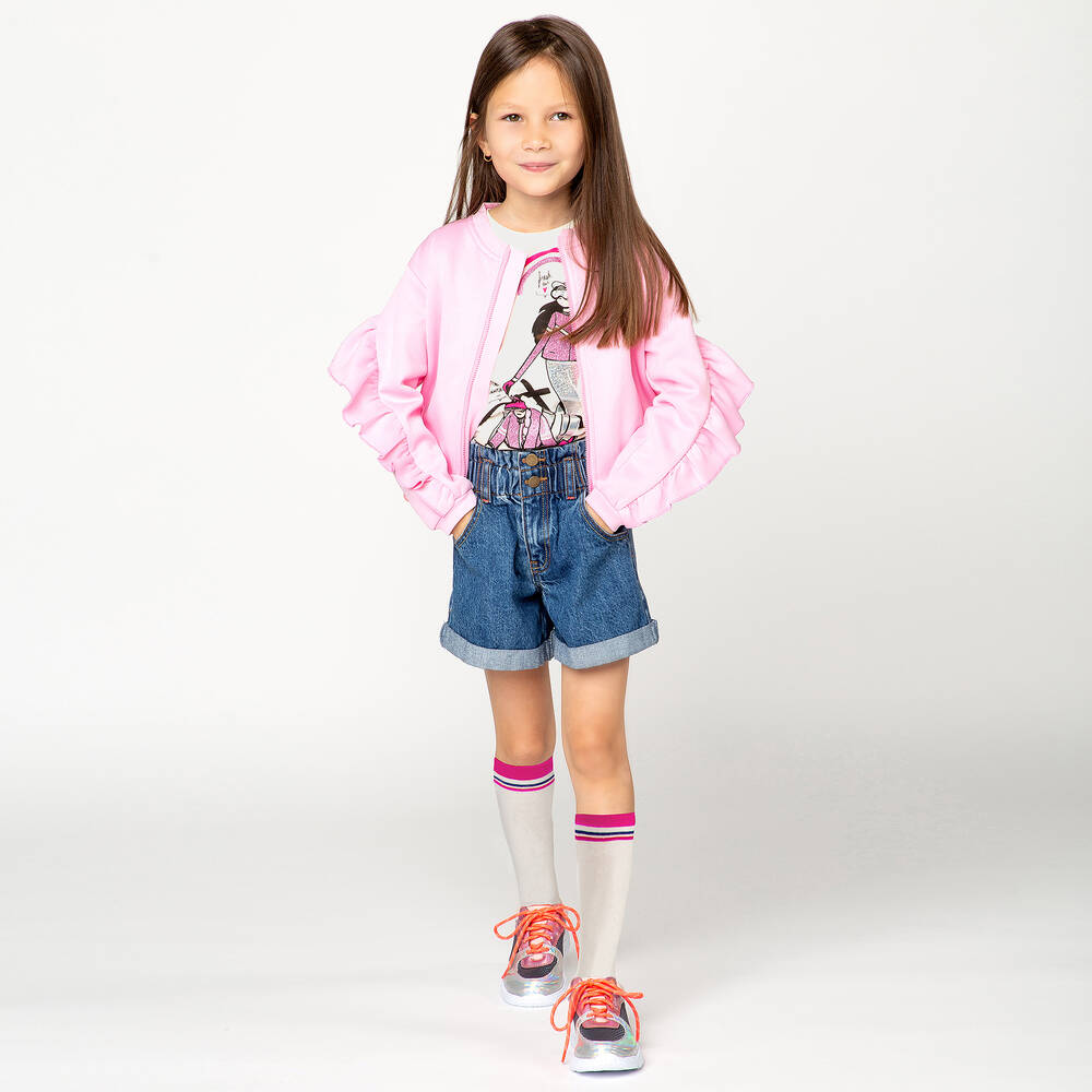 Billieblush-توب قطن لون عاجي للبنات | Childrensalon Outlet