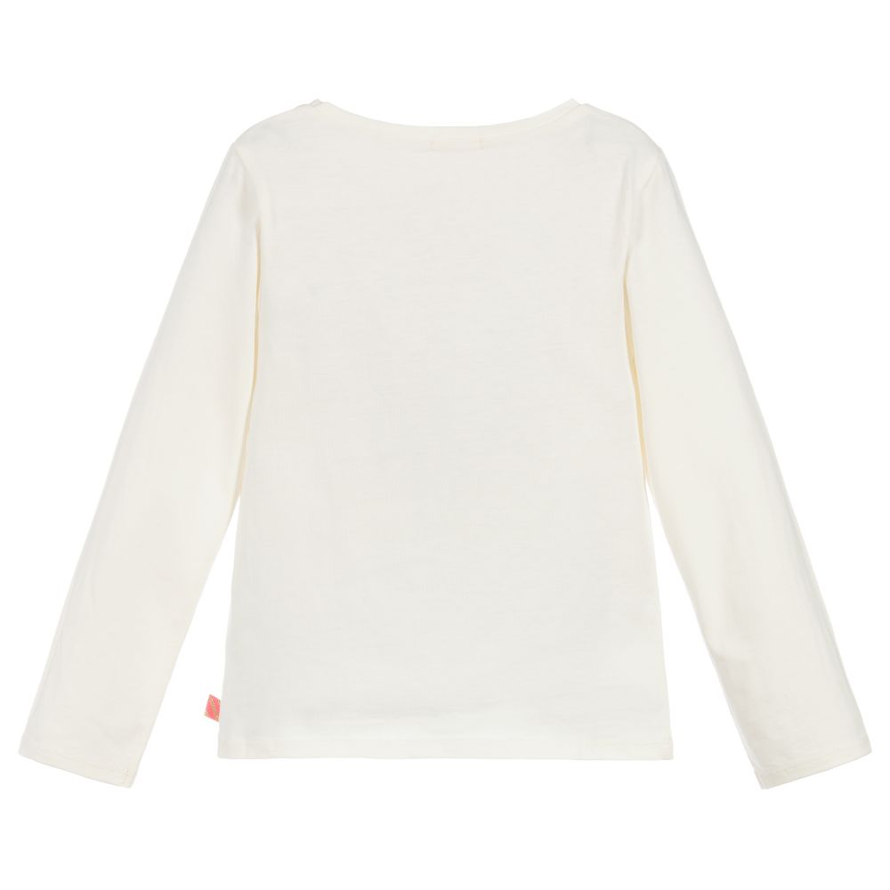 Billieblush-توب قطن لون عاجي للبنات | Childrensalon Outlet