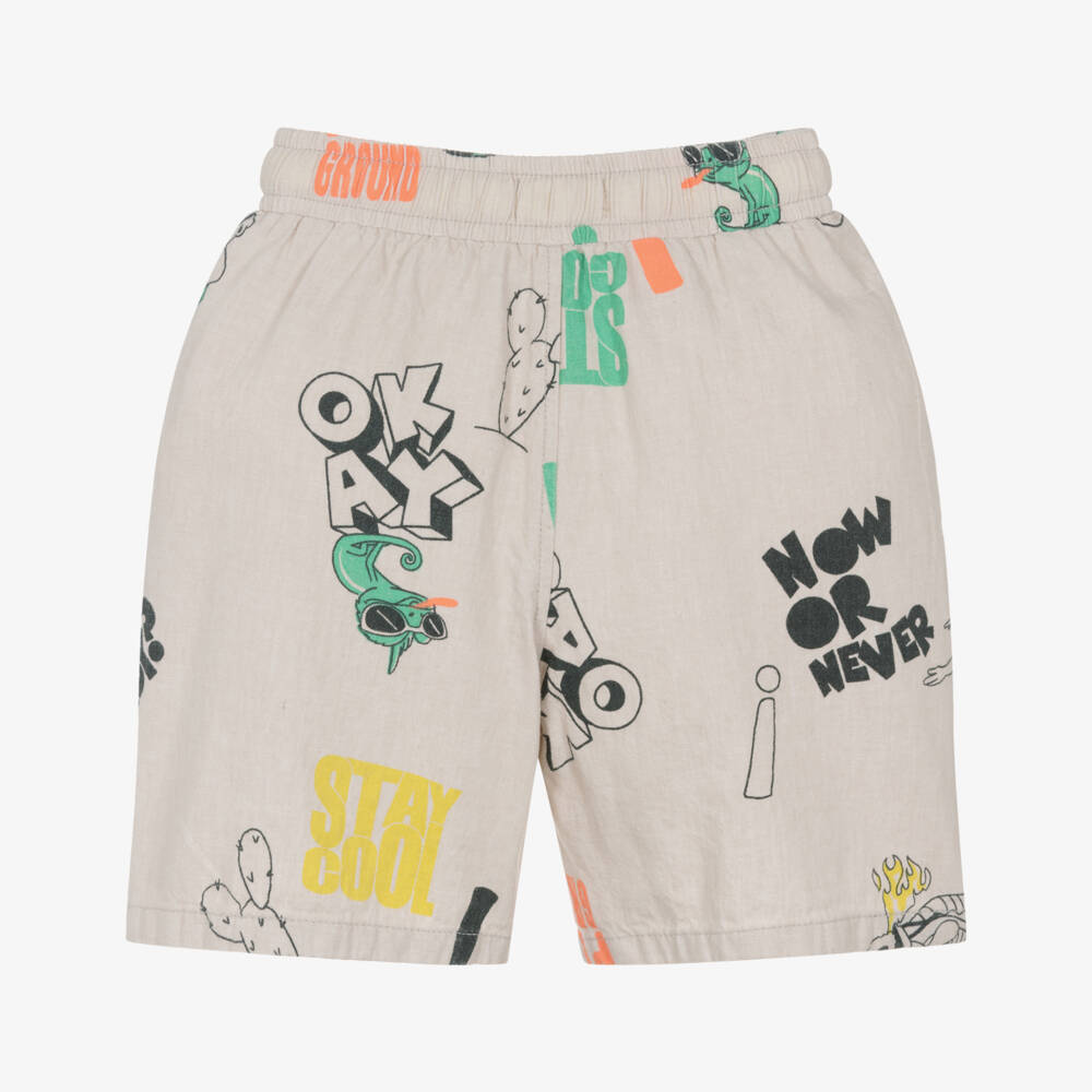 Billieblush-Ivory Printed Shorts | Childrensalon Outlet