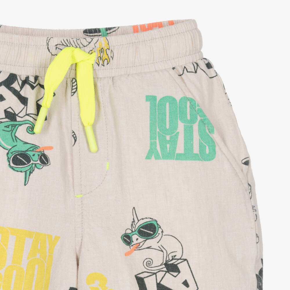 Billieblush-Ivory Printed Shorts | Childrensalon Outlet