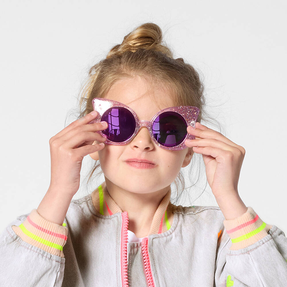 Billieblush-Lilac Butterfly Sunglasses | Childrensalon Outlet