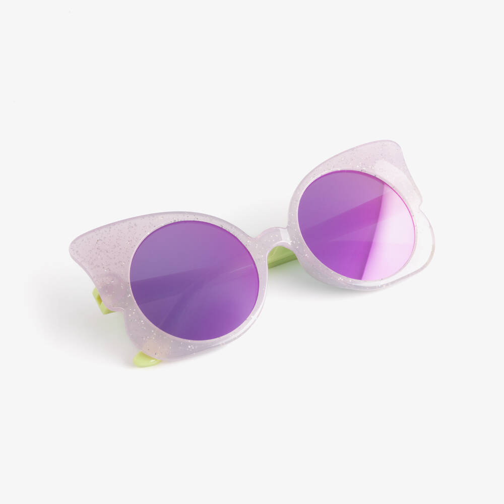Billieblush-Lilac Butterfly Sunglasses | Childrensalon Outlet
