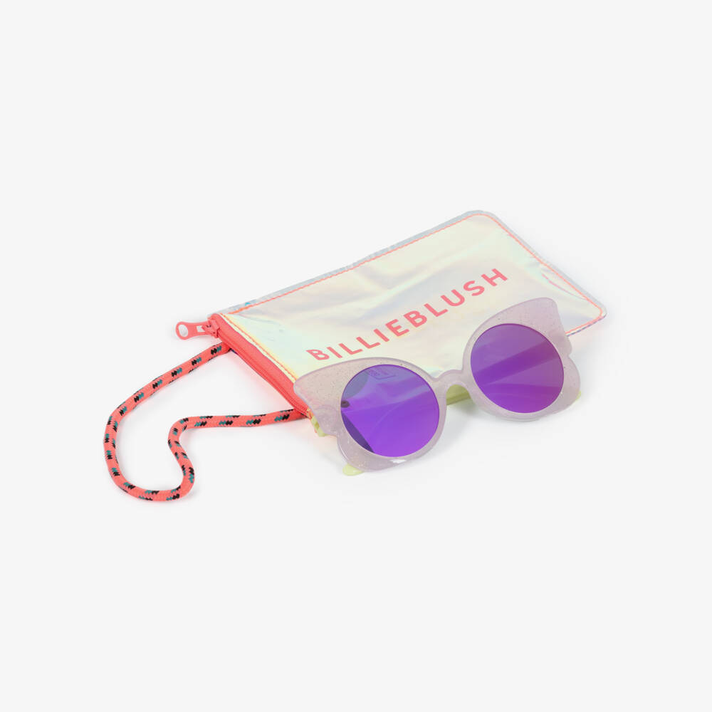 Billieblush-Lilac Butterfly Sunglasses | Childrensalon Outlet