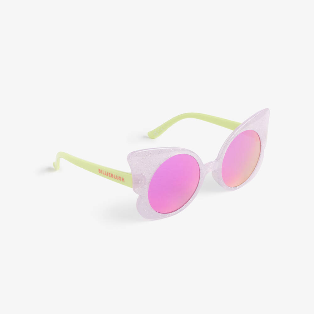 Billieblush-Lilac Butterfly Sunglasses | Childrensalon Outlet