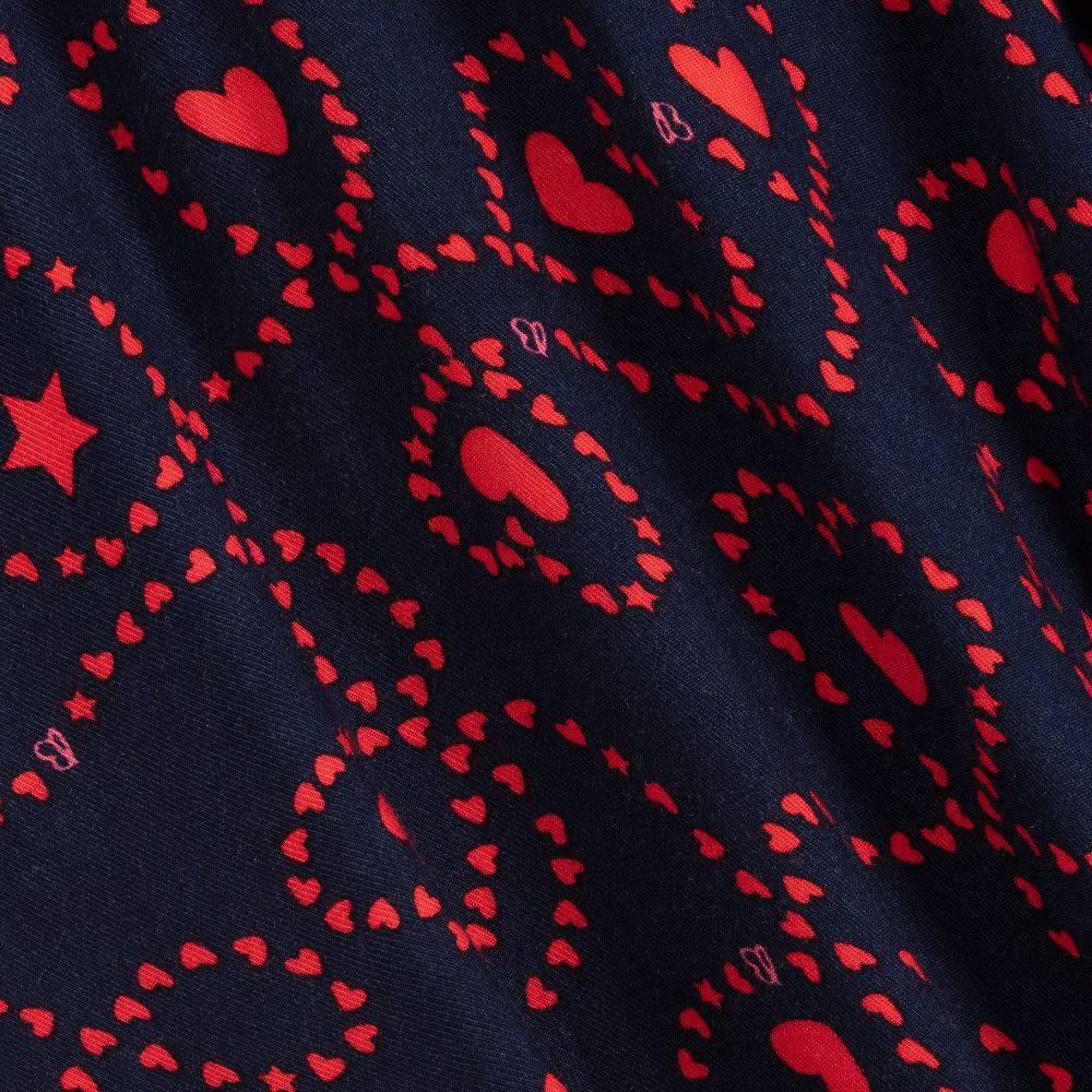 Billieblush Navy Blue Red Viscose Dress Childrensalon Outlet