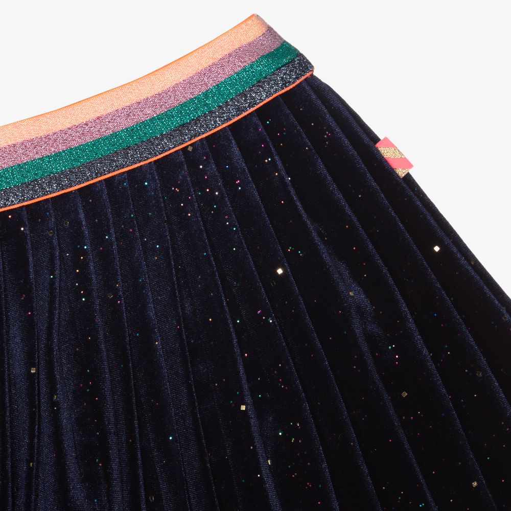 Blue pleated sale skirt 60