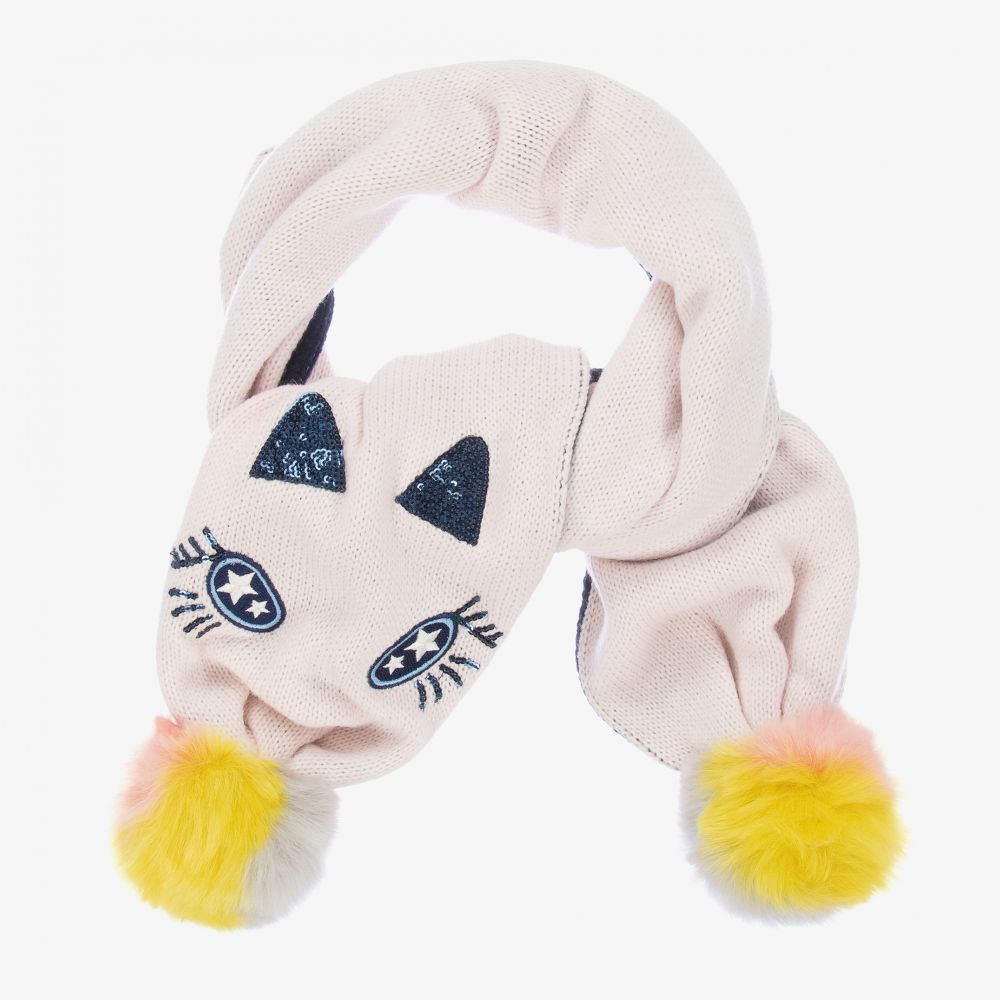 Billieblush - Pink & Blue Reversible Scarf  | Childrensalon