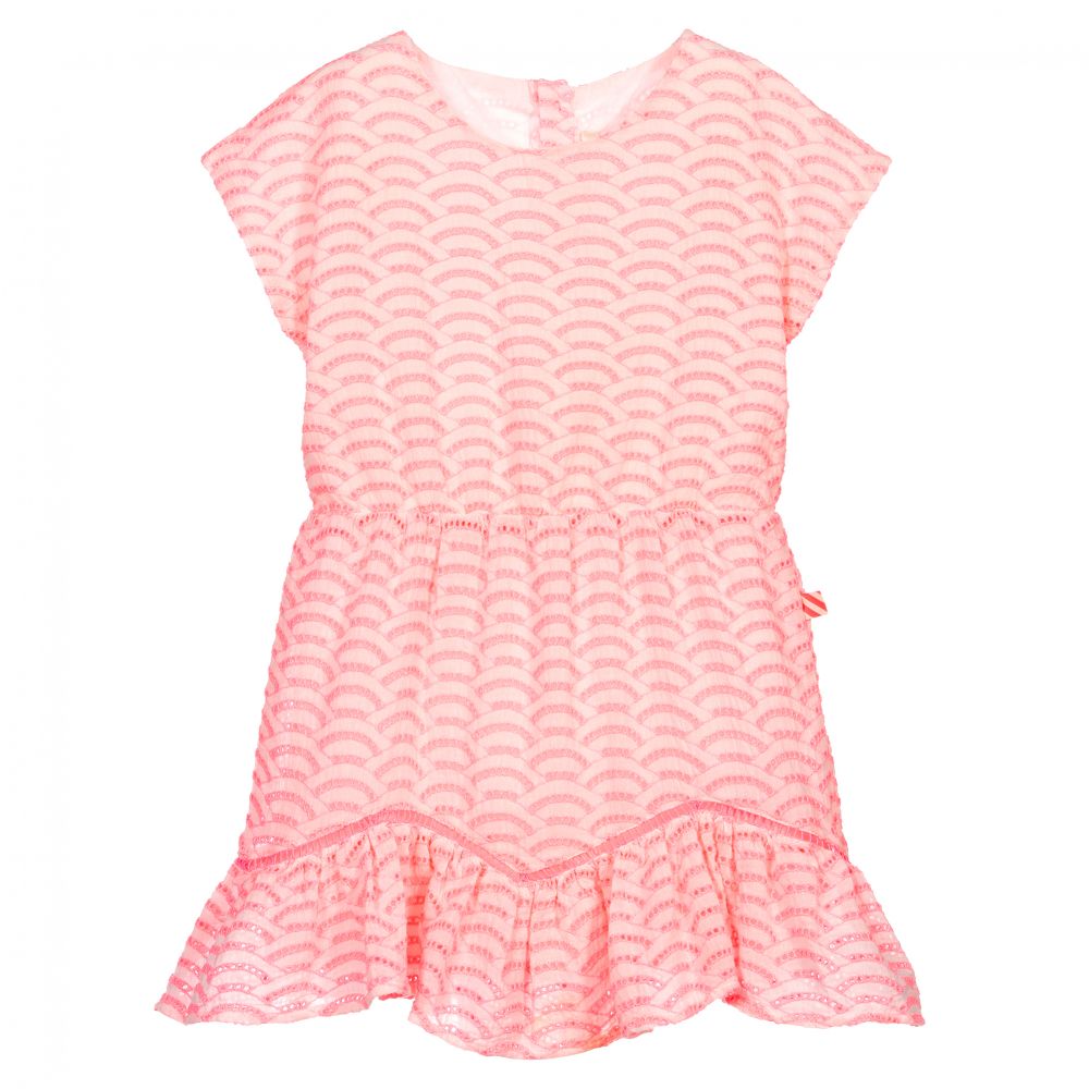 Billieblush - Pink Broderie Anglaise Dress | Childrensalon