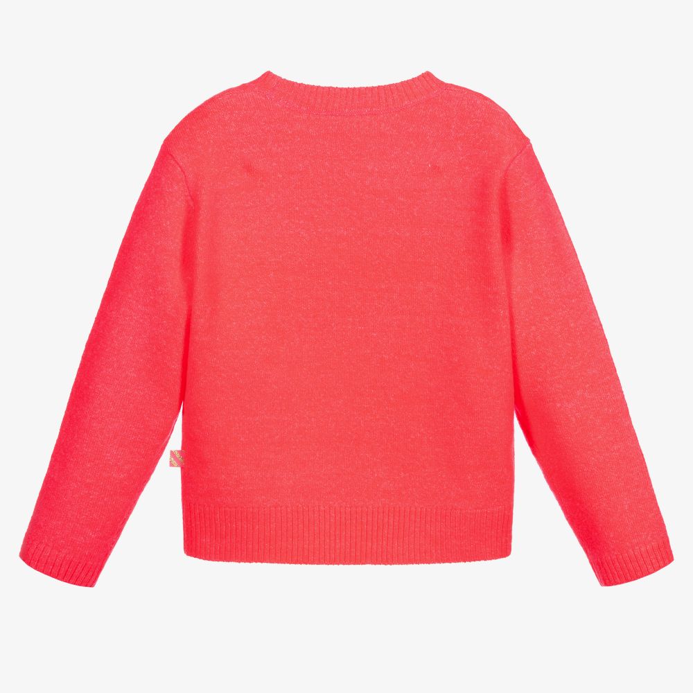 Billieblush logo-embroidered gradient-effect jumper - Pink