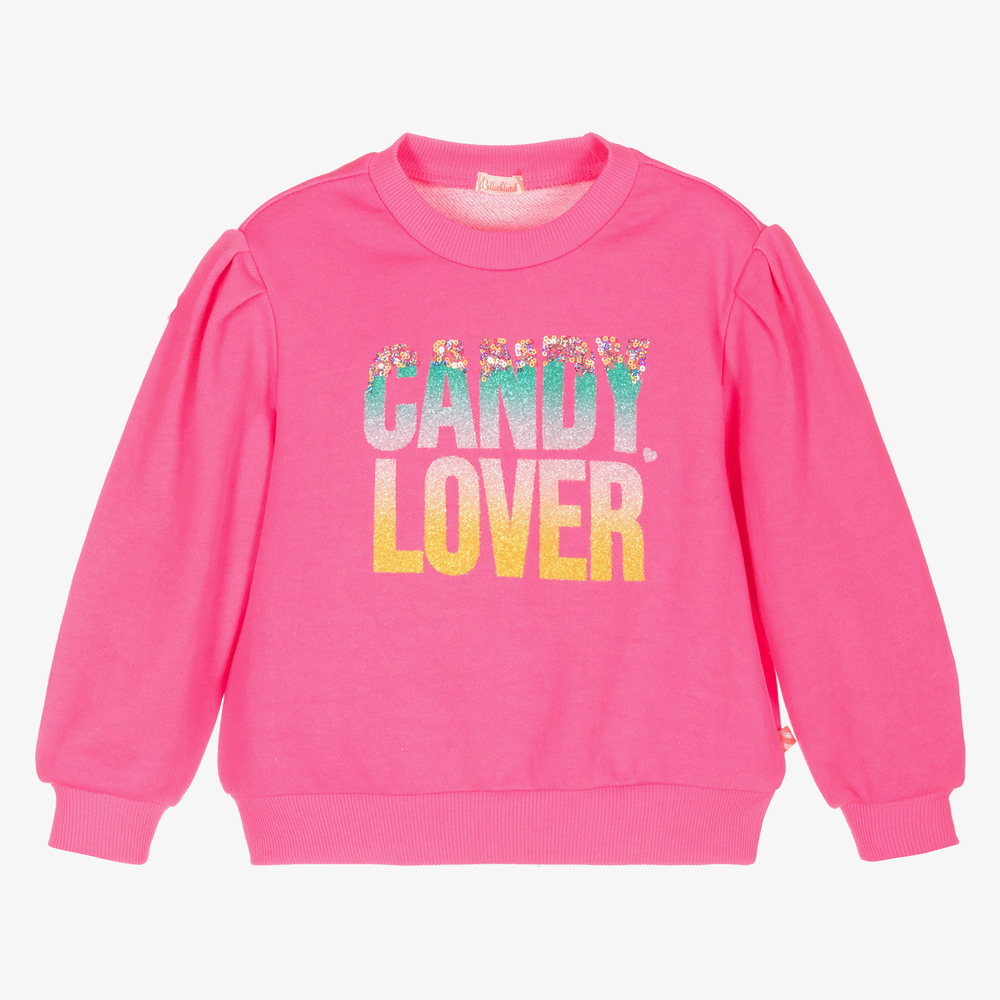 Billieblush - Pink Candy Lover Sweatshirt | Childrensalon