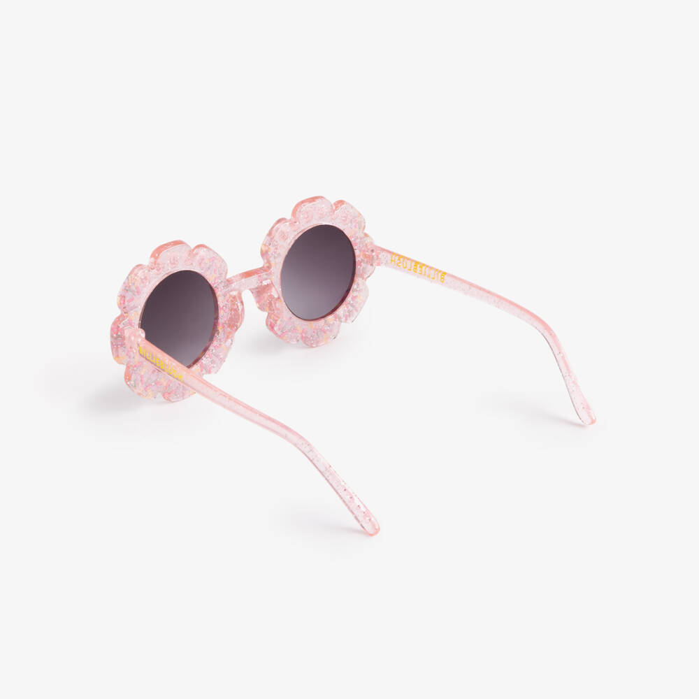 Billieblush-Pink Confetti Logo Sunglasses | Childrensalon Outlet
