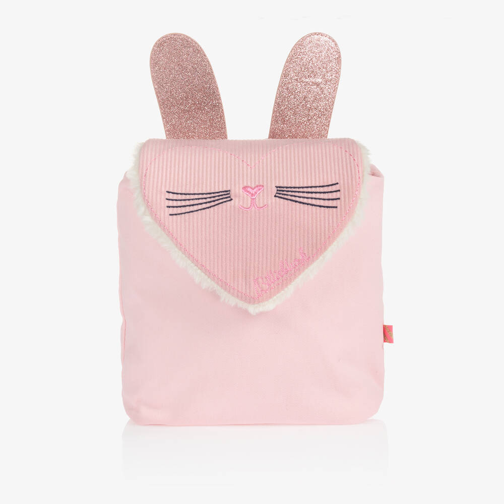 Billieblush - Розовый хлопковый рюкзак (26см) | Childrensalon