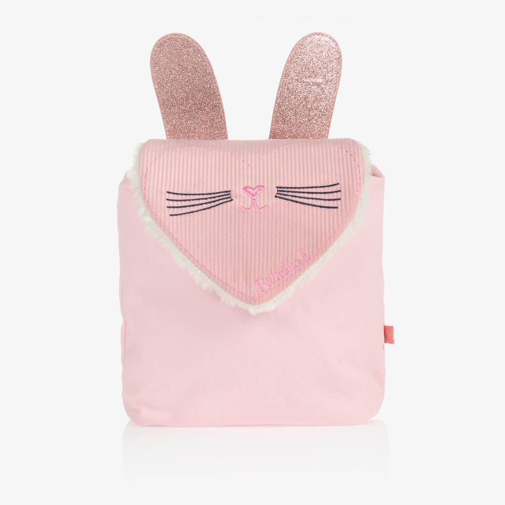 Billieblush - Sac à dos rose en coton (26 cm) | Childrensalon