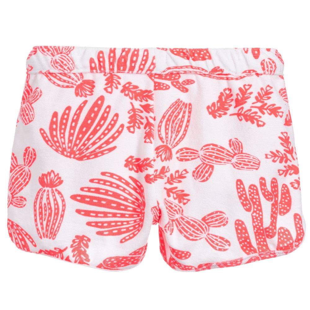Billieblush-Pink Cotton Towelling Shorts | Childrensalon Outlet