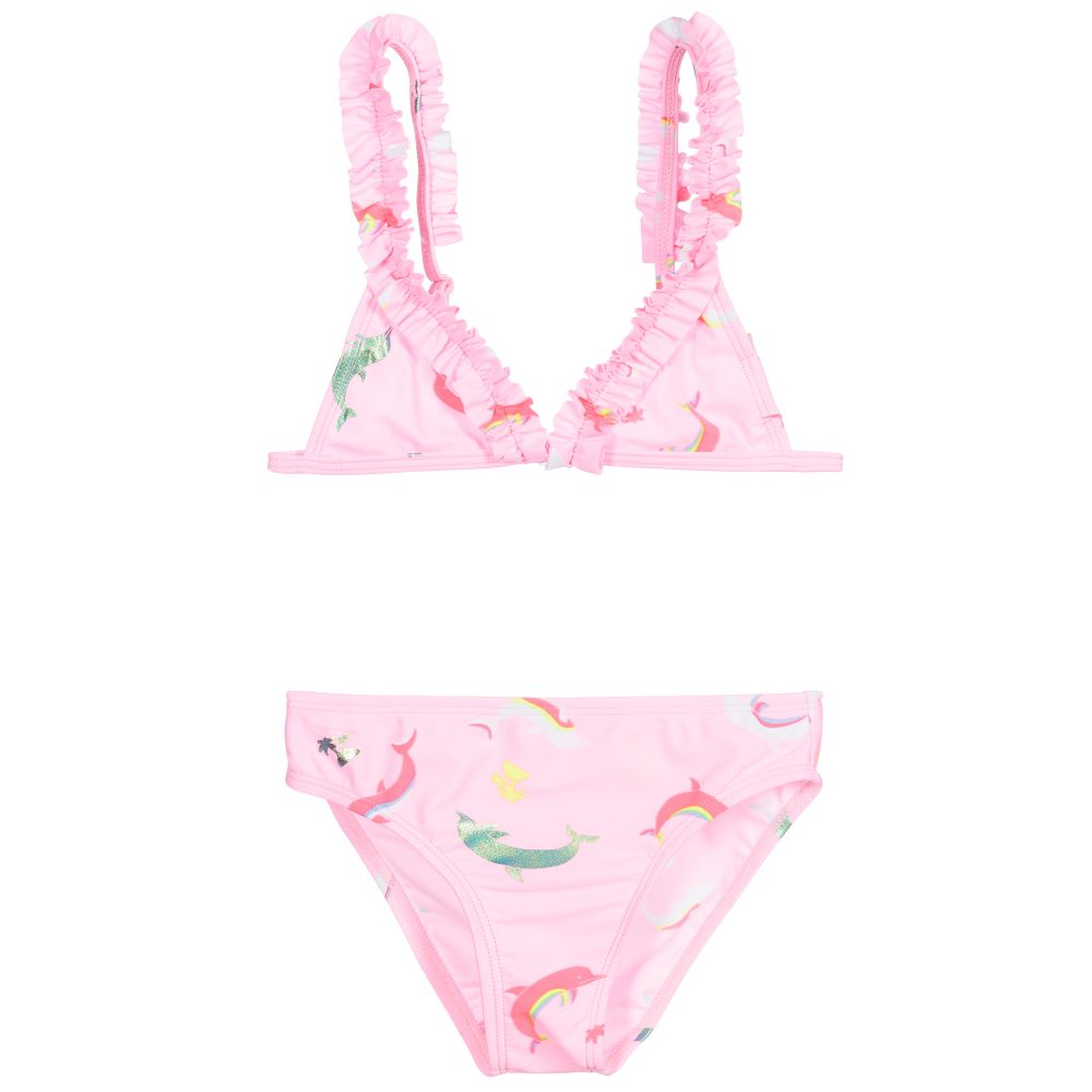 Billieblush - Pink Dolphins Bikini | Childrensalon