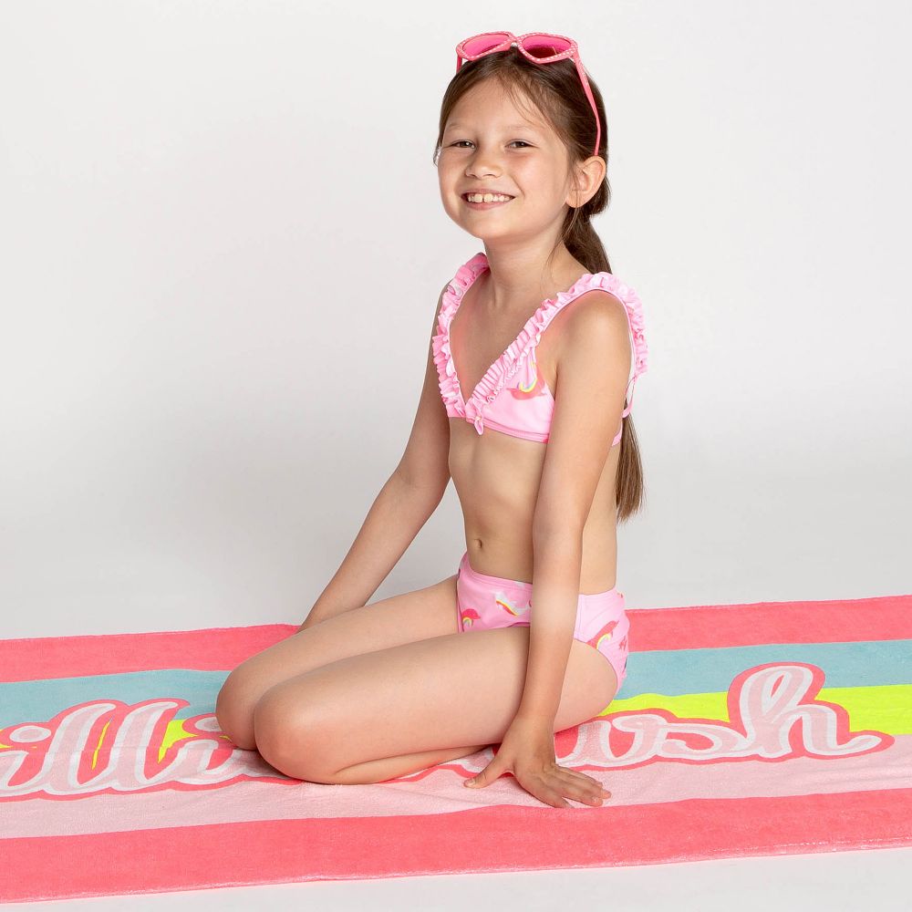 Billieblush Maillot deux pi ces rose Dauphins