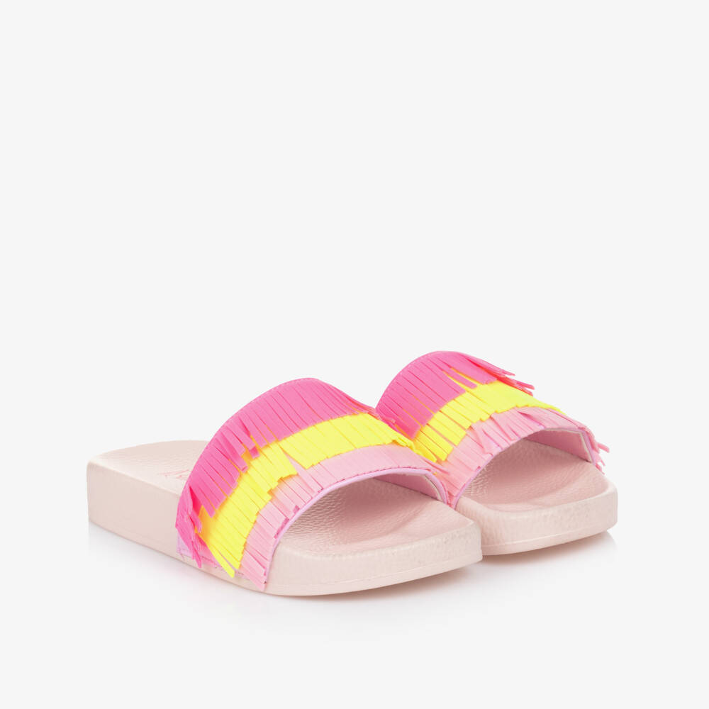 Billieblush-Розовые с бахромой слипоны для девочек | Childrensalon Outlet