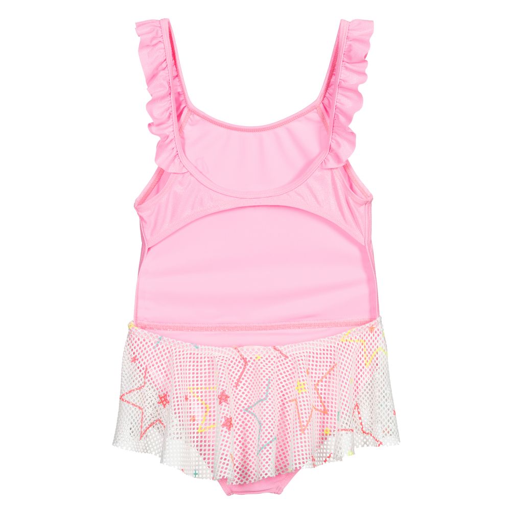 Billieblush-مايوه كشكش لون زهري للبنات | Childrensalon Outlet