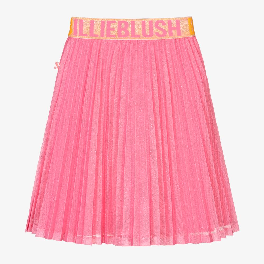Billieblush-Розовая плиссированная юбка с блестками | Childrensalon Outlet