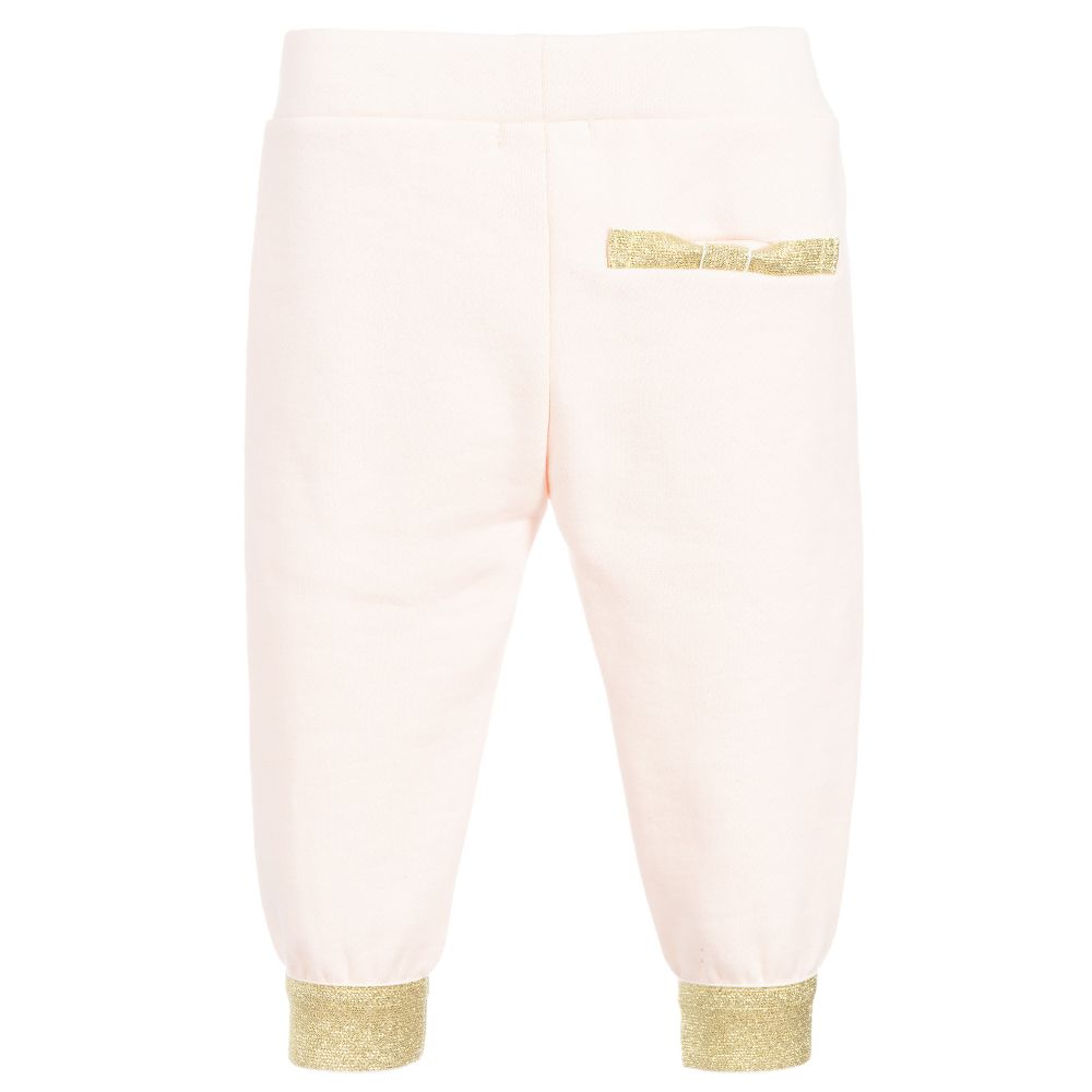 Billieblush-Pink & Gold Joggers | Childrensalon Outlet