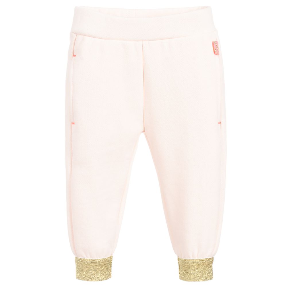 Billieblush-Pink & Gold Joggers | Childrensalon Outlet