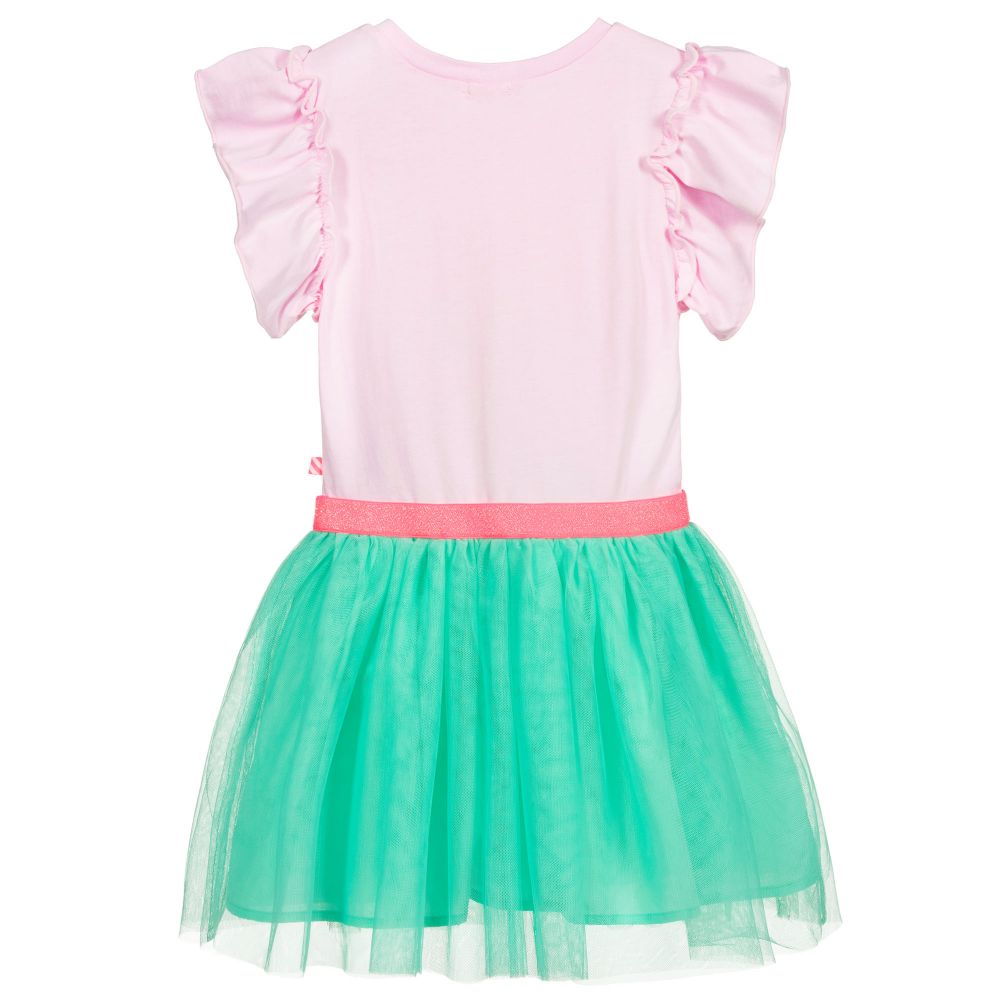 robe rose et verte