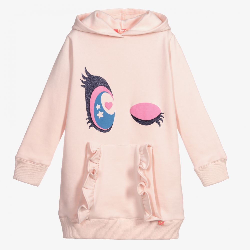 Billieblush - Rosa Kapuzen-Sweatshirtkleid | Childrensalon