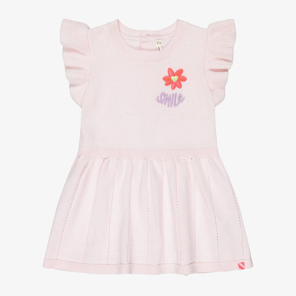 Billieblush-Pink Knit Dress | Childrensalon Outlet