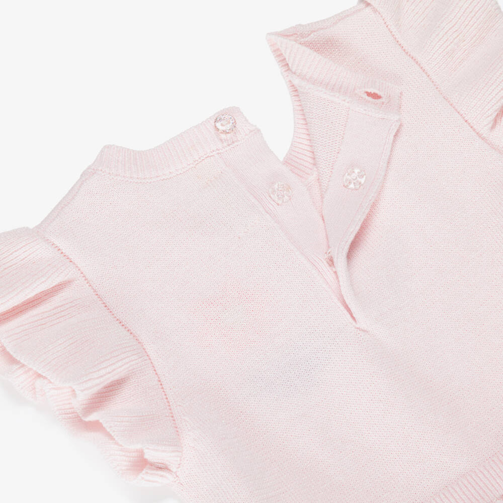 Billieblush-Pink Knit Dress | Childrensalon Outlet