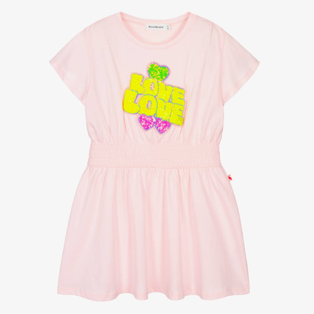 Billieblush-Pink Love Love Dress | Childrensalon Outlet