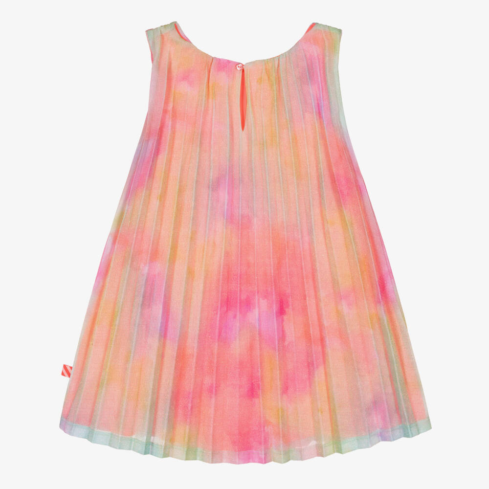 Billieblush-Pink Multi Pleat Dress | Childrensalon Outlet