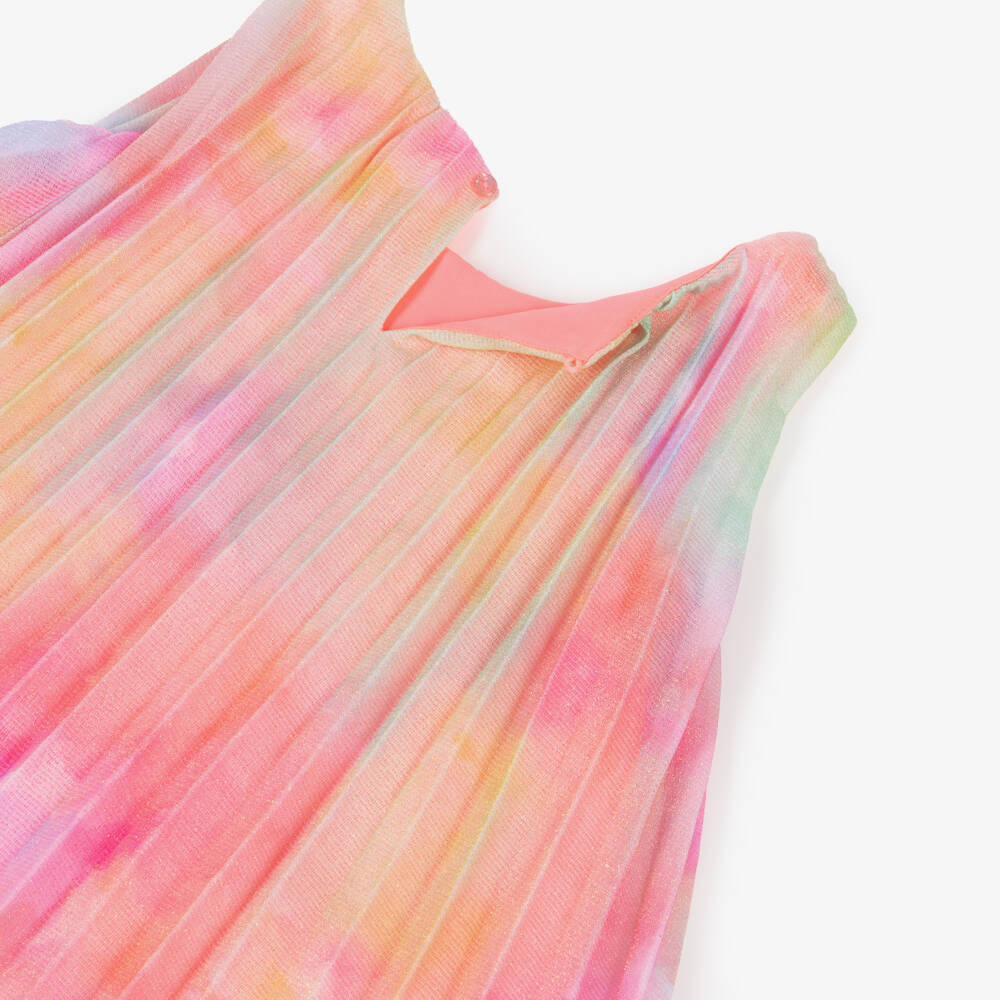 Billieblush-Pink Multi Pleat Dress | Childrensalon Outlet