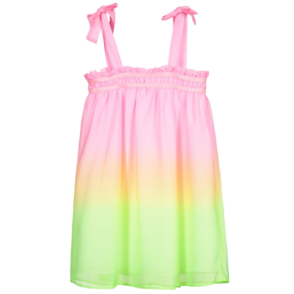Neon chiffon dress hotsell