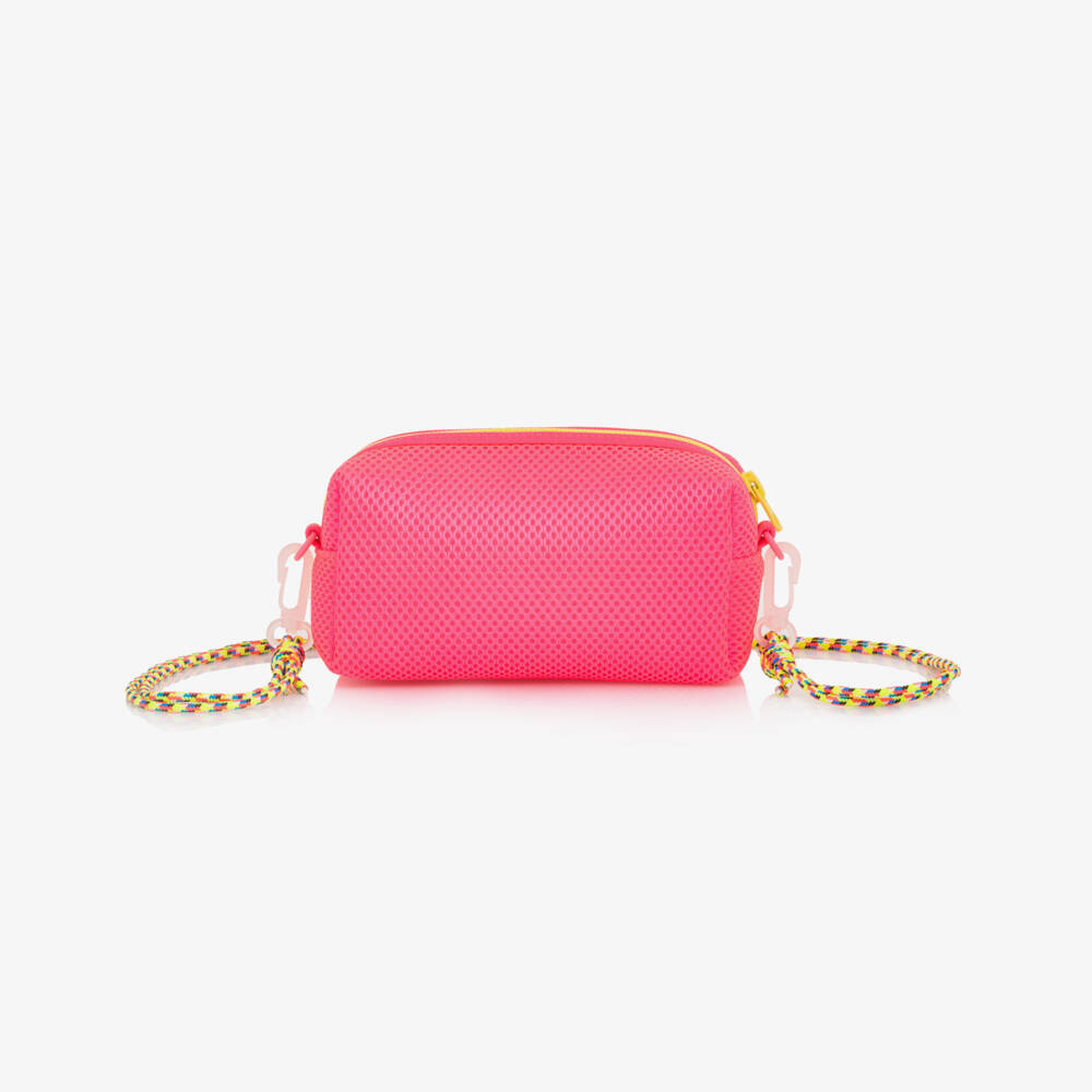 Billieblush-Pink Neon Mesh Sunglass Bag | Childrensalon Outlet