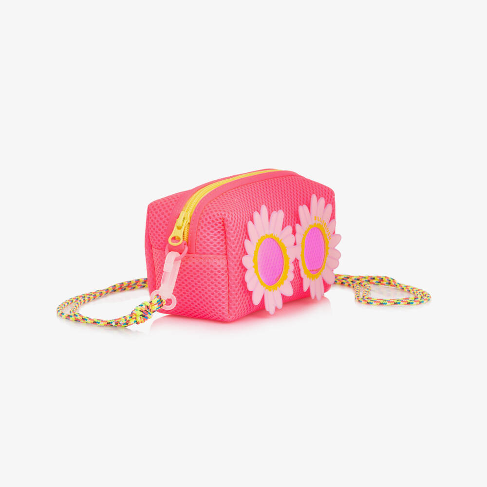 Billieblush-Pink Neon Mesh Sunglass Bag | Childrensalon Outlet