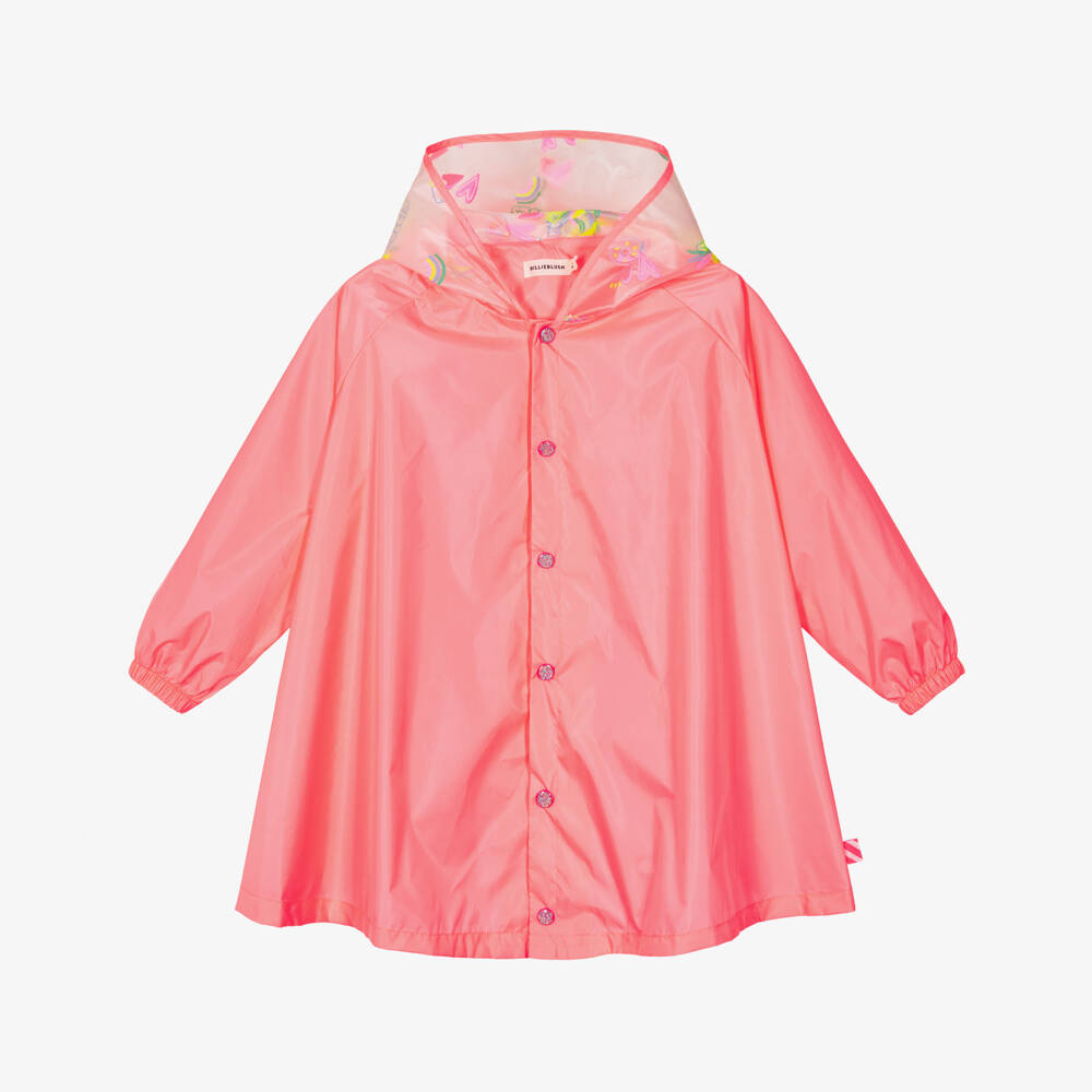 Billieblush-Pink Raincoat | Childrensalon Outlet