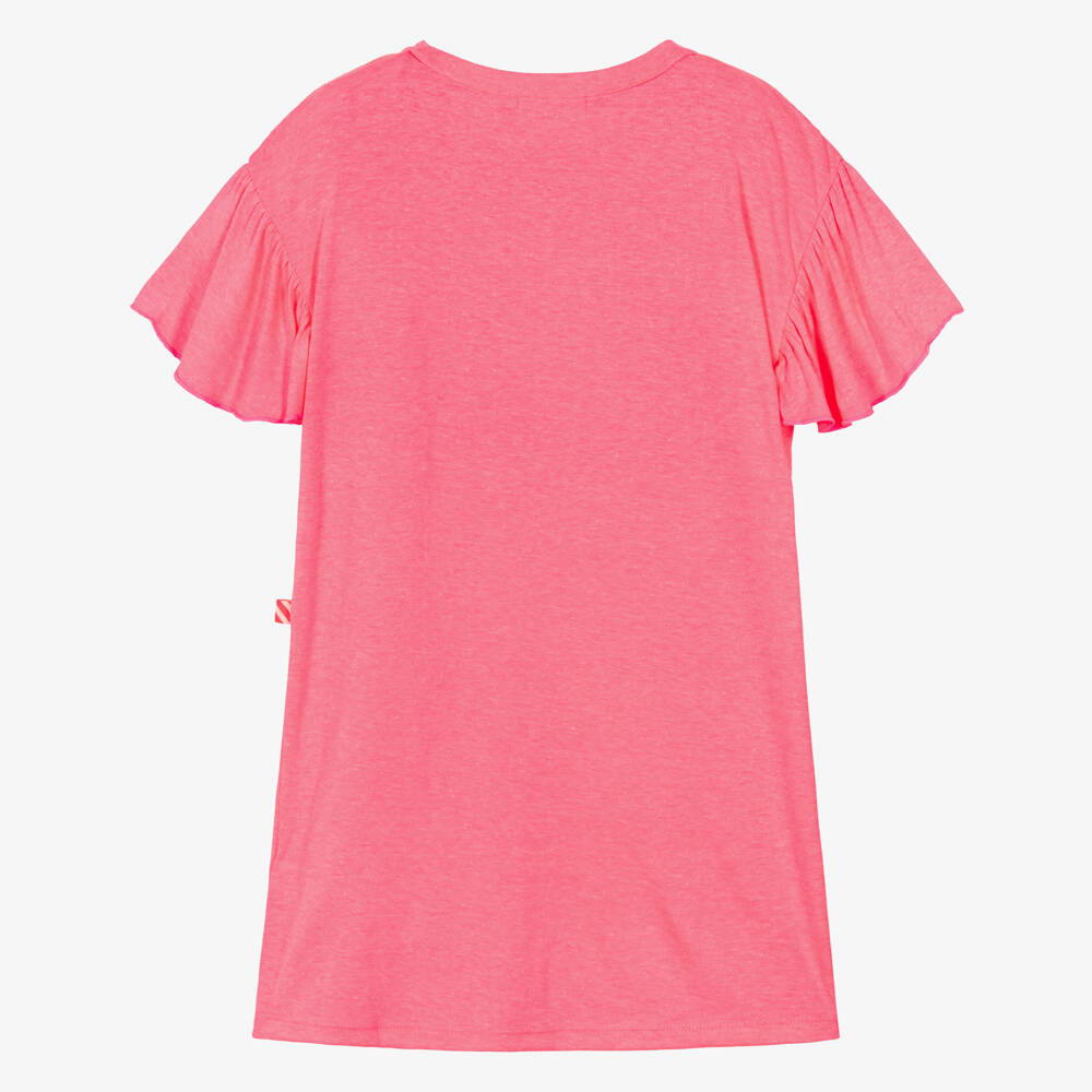 Billieblush-Pink Sequin Heart Tee Dress | Childrensalon Outlet