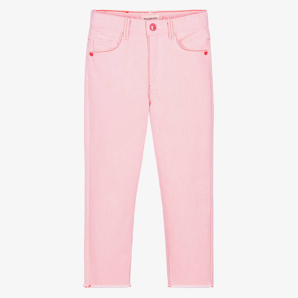Billieblush-Pink Sequin Pocket Jeans | Childrensalon Outlet