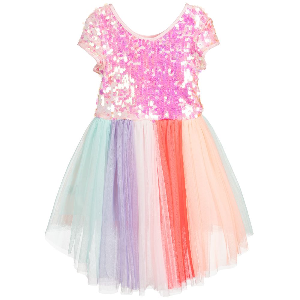 Billieblush - Pink Sequin ☀ Tulle Dress ...
